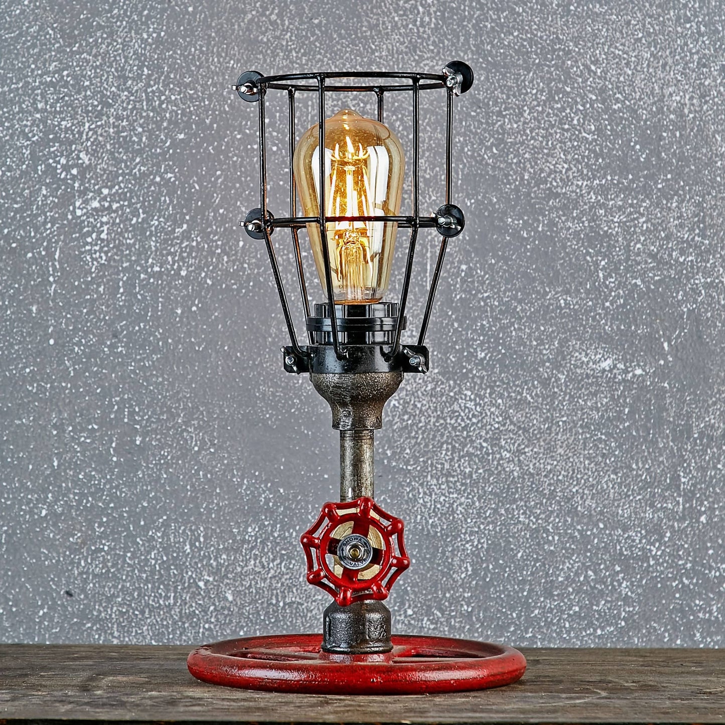 Baby Steampunk Table Lamp with Industrial Style Charm
