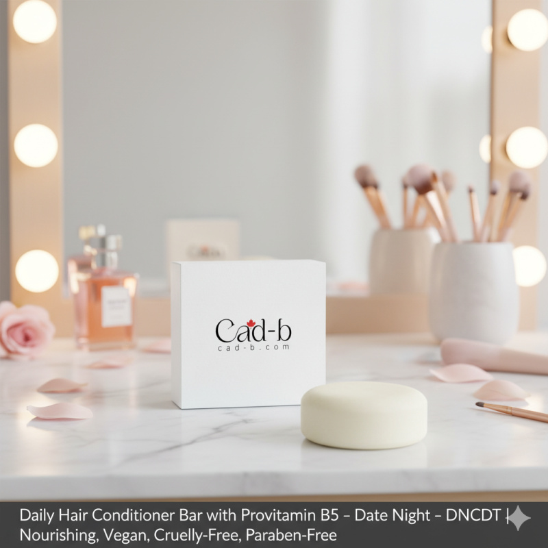 Daily Hair Conditioner Bar with Provitamin B5 – Date Night – DNCDT | Nourishing, Vegan, Cruelty-Free, Paraben-Free