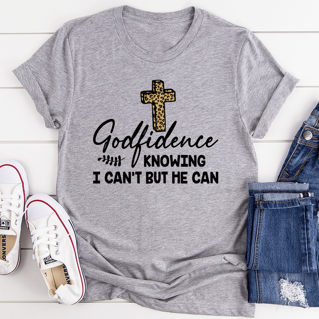 Unisex Godfidence Jersey Short Sleeve Tee Comfortable Casual Wear