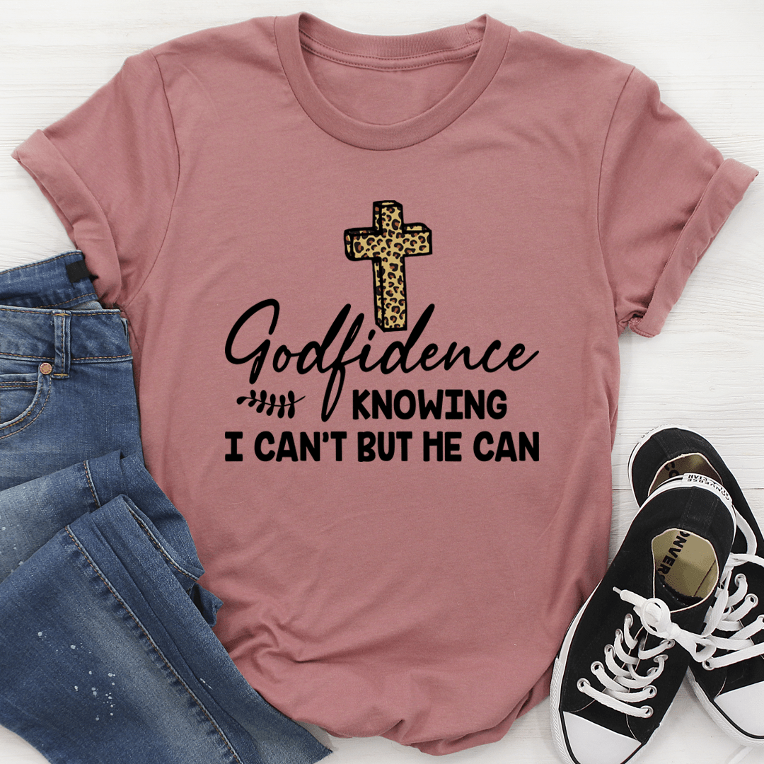 Unisex Godfidence Jersey Short Sleeve Tee Comfortable Casual Wear