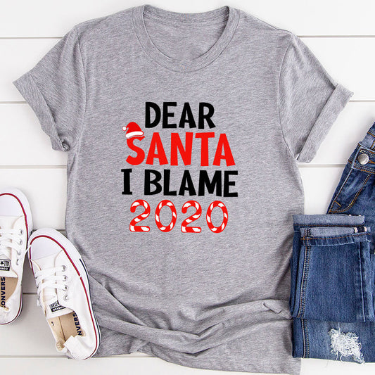 Dear Santa 2020 Eco Friendly Nature Inspired T-Shirt-10