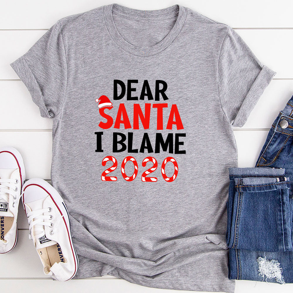 Dear Santa 2020 Eco Friendly Nature Inspired T-Shirt-11