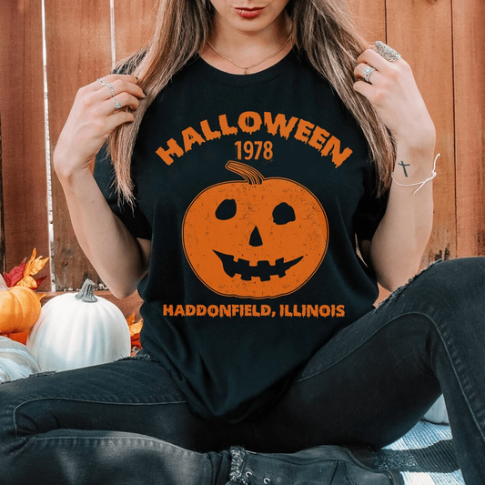 Halloween Pumpkin Tee by MerchMallow