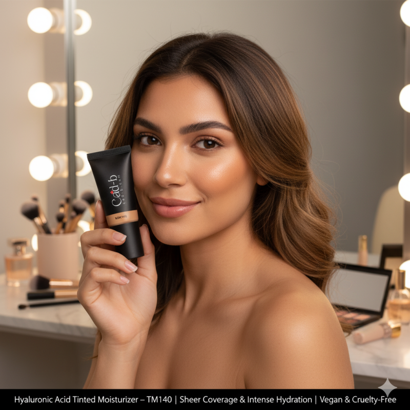 Hyaluronic Acid Tinted Moisturizer – Maple – TM140 | Sheer Coverage & Intense Hydration | Vegan & Cruelty-Free