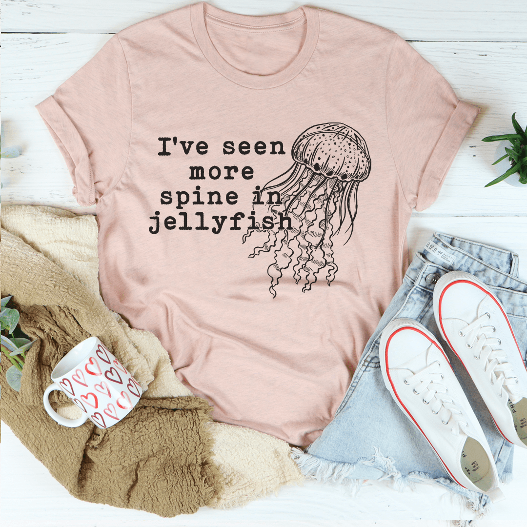 I've Seen More Spine in Jellyfish Graphic Unisex T-Shirt - Soft Cotton
