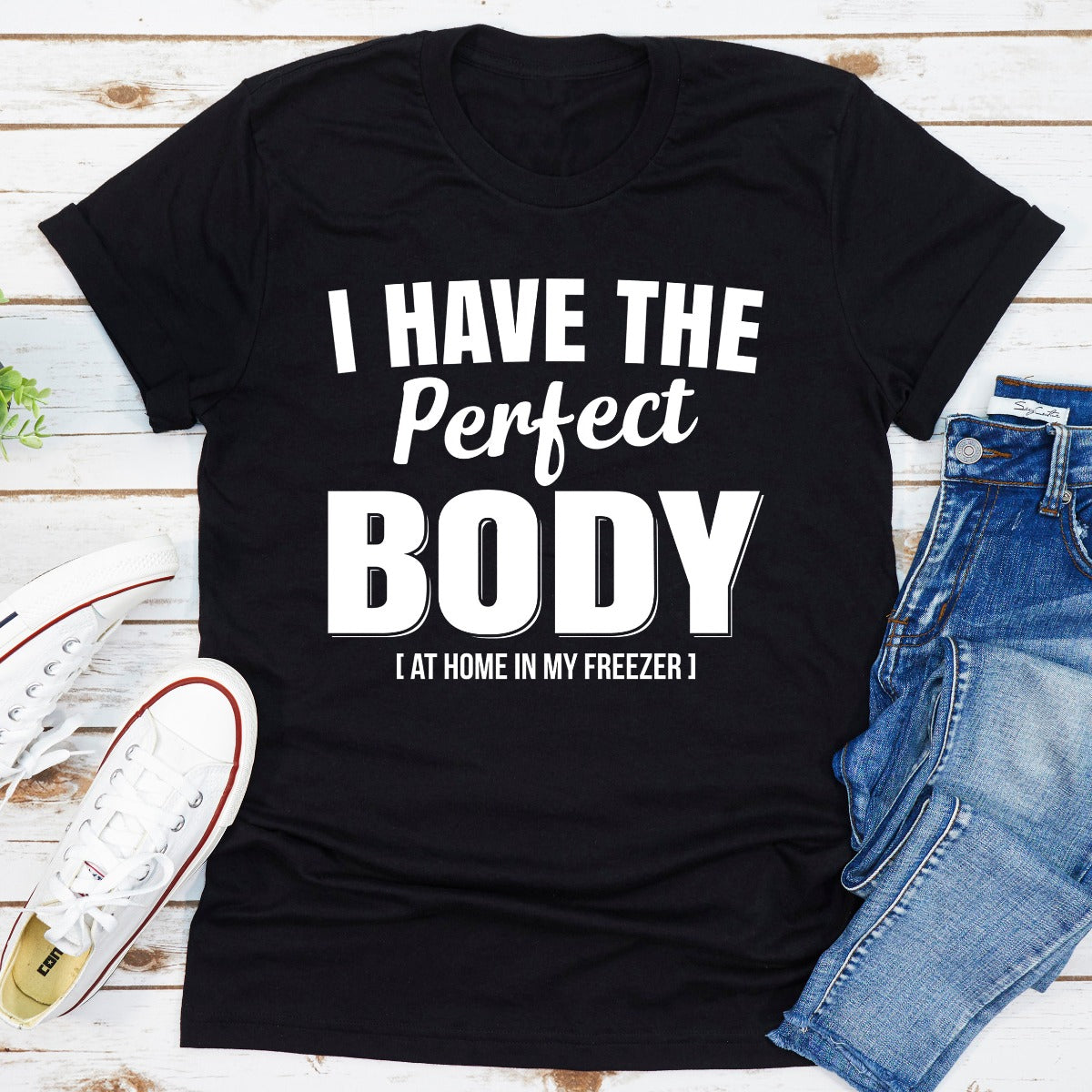Camiseta de cuerpo perfecto con impresión digital, única y hecha en EE. UU.