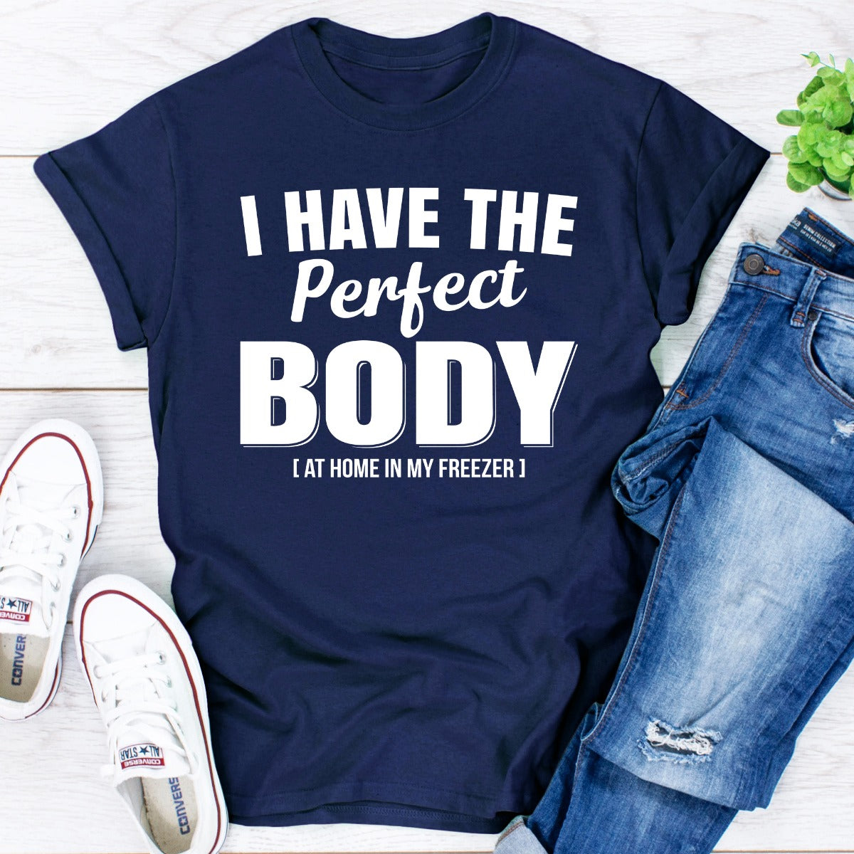 Camiseta de cuerpo perfecto con impresión digital, única y hecha en EE. UU.