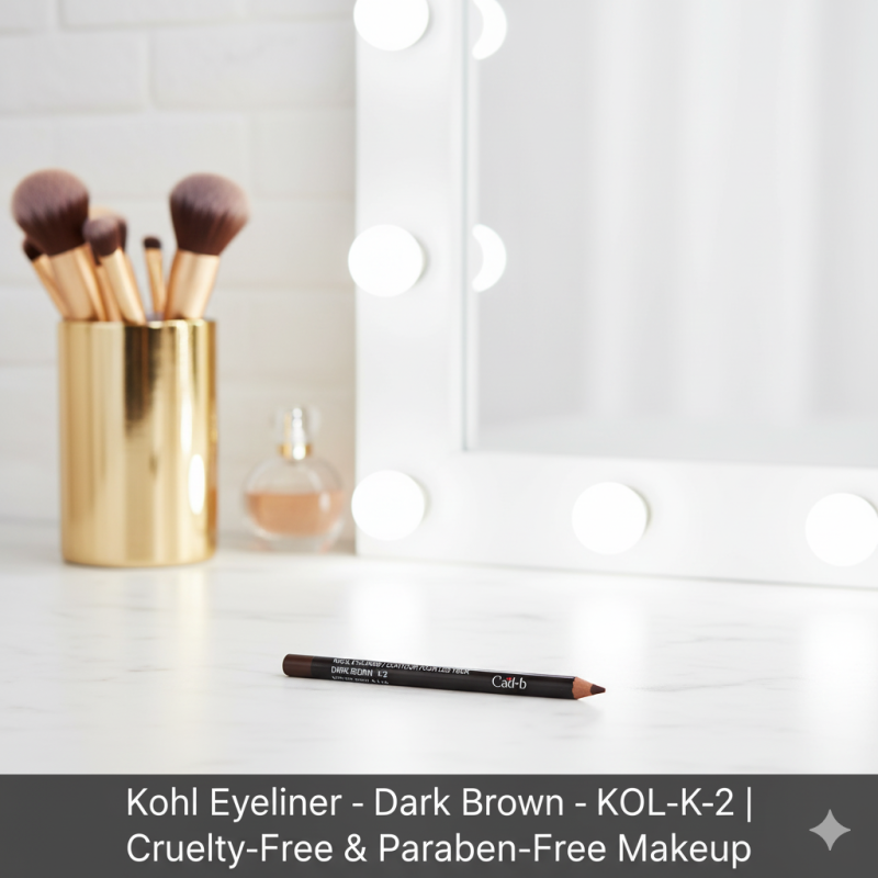 Kohl Eyeliner – Dark Brown – KOL-K2 | Cruelty-Free, Paraben-Free