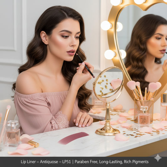 Lip Liner – Antique Rose – LP51 | Paraben Free, Long-Lasting, Rich Pigments