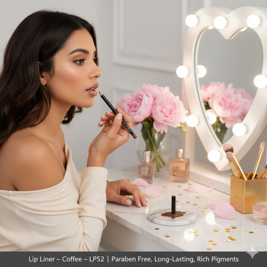 Lip Liner – Coffee – LP52 | Paraben Free, Long-Lasting, Rich Pigments