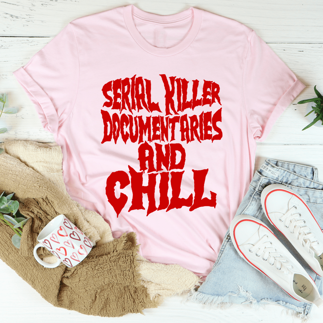 Serial Killer Documentaries And Chill Pet Lover T-Shirt-2