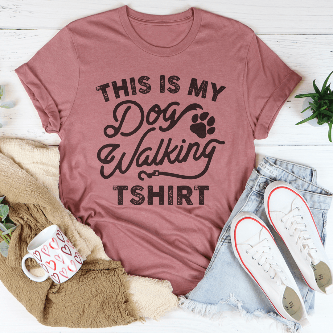 Bella Canvas Customizable Dog Walker Unisex T-Shirt