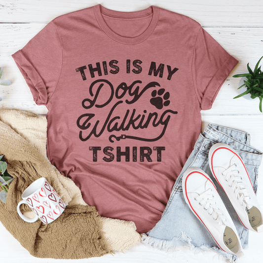 Bella Canvas Customizable Dog Walker Unisex T-Shirt